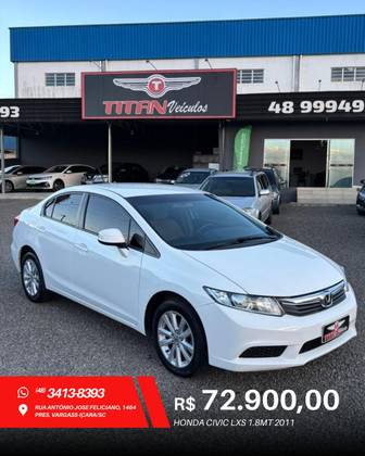 HONDA CIVIC 1.8 LXS 16V FLEX 4P MANUAL